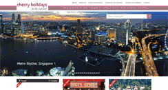 Desktop Screenshot of cherryholidays.com